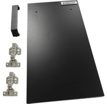 Küchenschranktür mit Griff und Scharnieren