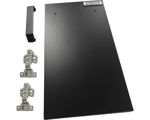 Küchenschranktür mit Griff und Scharnieren