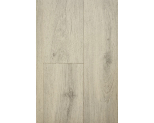 Sol PVC MagicTex aspect lames en bois blanc lames 16,6x100 cm largeur 200 cm (au mètre)