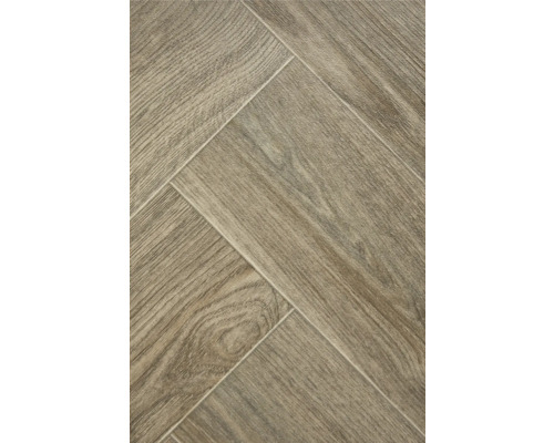 PVC-Boden FlashTex Fischgrät-Optik dunkelgrau FB690D Dielen 14x71 cm 300 cm breit (Meterware) Keramikfliesen mit Holzoptik im Fischgrätmuster
