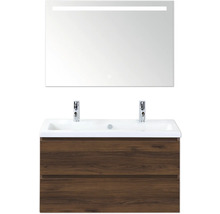 Waschtisch mit Spiegel und Unterschrank