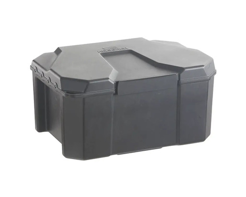 Caisse à outils grise en plastique