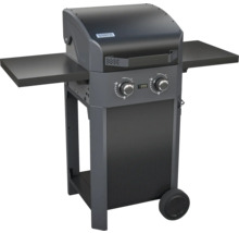 Gril à gaz avec deux étagères et affichage numérique