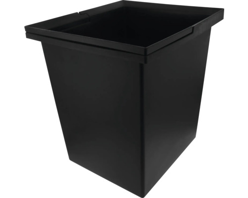 Seau de rechange Blanco SELECT 17 litres noir 235432 Jardinière noire en plastique