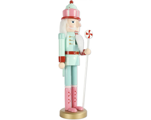 Figurine décorative casse-noisette avec une canne de sucre