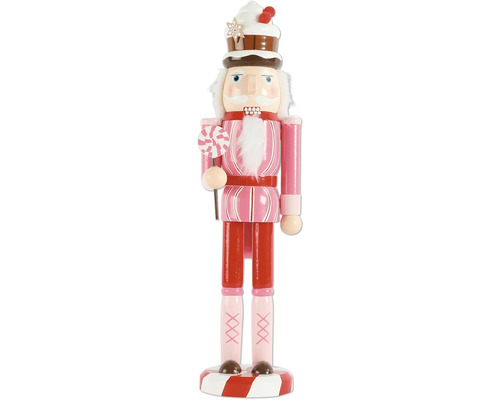 Casse-noisette décoratif avec motif de bonbons comme décoration de Noël