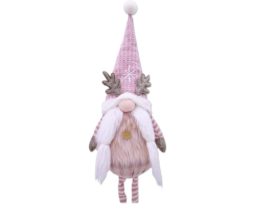 Nain décoratif avec barbe et bonnet comme décoration de Noël