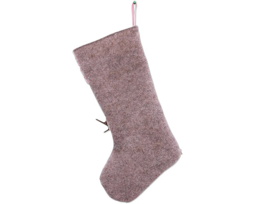 Chaussette de Saint-Nicolas décorative en feutre à suspendre