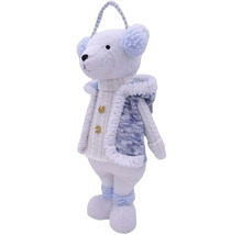 Décoration de Noël ours avec pull et suspension