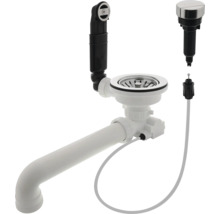 Garniture de vidage avec commande excentrée pour lavabo