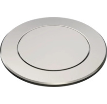 Plaque de commande WC en métal, ronde