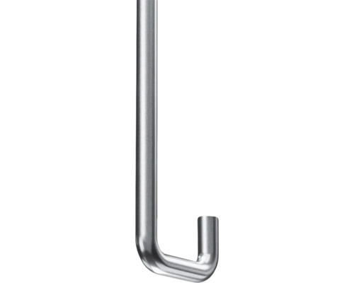 Barre à anneaux Burschberg au plafond pour barre de rideau de douche acier inoxydable Siphon en métal