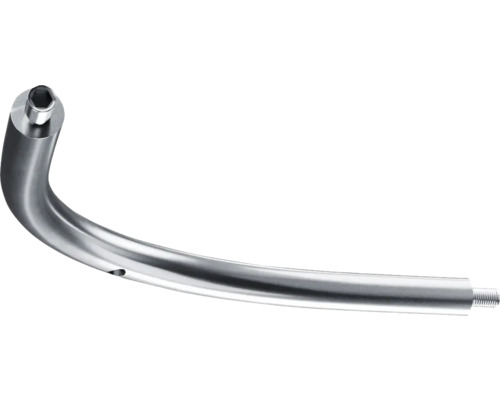 Arc pour rideau de douche Burschberg 10 mm acier inoxydable brossé Clé Allen coudée en métal avec filetage