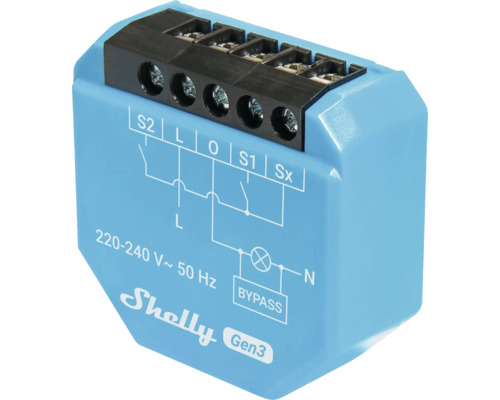 Shelly Gen3 Dimmer zur Lichtsteuerung