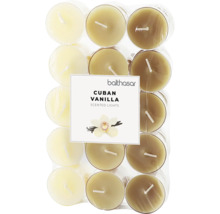 Balthasar Bougies chauffe-plat parfumées Cuban Vanilla, lot de 12