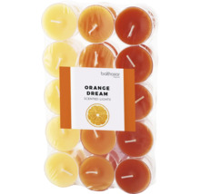 Unité d''emballage bougies chauffe-plat parfumées au parfum d''orange