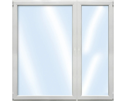 Weisses Kunststofffenster mit Dreh-Kipp-Funktion