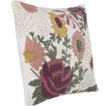 Dekokissen mit Blumendesign