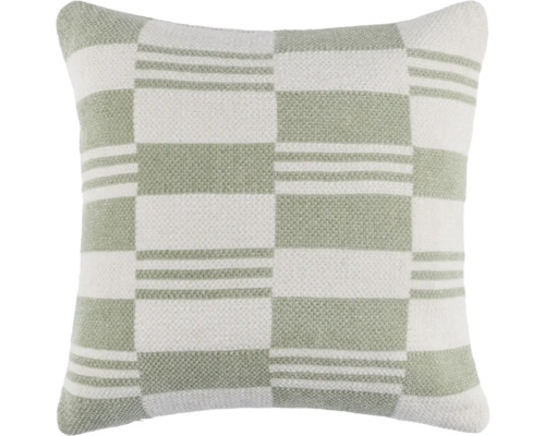 Dekokissen Terra Lux grün 45x45 cm Dekokissen mit grafischem Muster