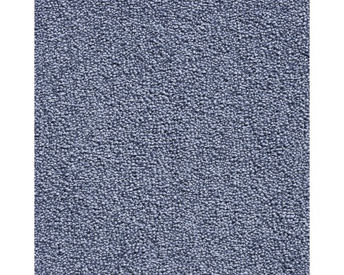 Spannteppich Kräuselvelours Shotley blau 500 cm breit (Meterware)