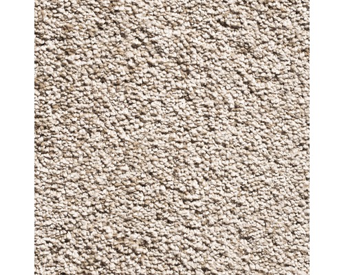 Spannteppich Velours Home beige 400 cm breit (Meterware)