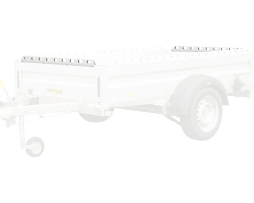 Humbaur Relingsatz vorn/hinten für Alumaster 1300 1150 x 140 x 50 mm Pack = 2 St Anhänger mit Reling