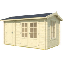 Abri de jardin en bois avec double porte et fenêtre