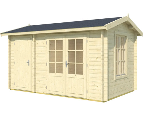 Abri de jardin en bois avec double porte et fenêtre