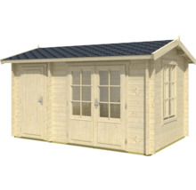 Abri de jardin en bois avec double porte et fenêtre