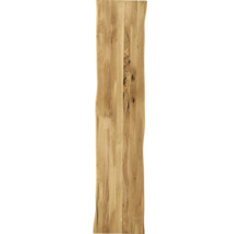 Plateau de table en bois de chêne avec bord d''arbre