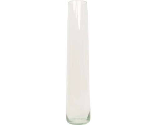 Schmale Vase aus Glas