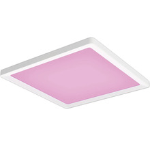Plafonnier carré avec surface lumineuse