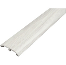Plinthe blanche avec texture bois