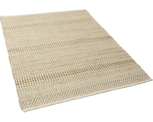 Tapis rectangulaire à motif en zigzag