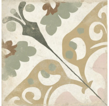 Carreau décoratif avec motif ornemental