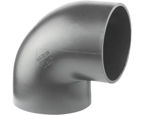 Cornière d'assemblage PE-HD 88,5° Ø 90 mm Coude de tuyau en plastique avec un angle de 90 degrés