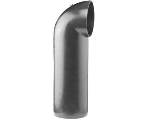 Coude PE-HD 90° avec rayon étroit Ø 90 mm Coude de conduit d''évacuation des fumées pour tuyaux de poêle