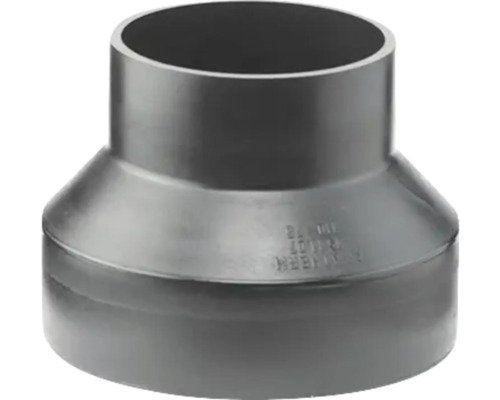 Réduction centrée PE-HD d'un Ø de 56 mm à un Ø de 50 mm Réduction centrée PE-HD d'un Ø de 56 mm à un Ø de 50 mm