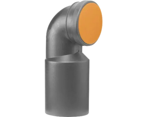 Coude pour WC suspendu PE-HD 90° Ø 90 mm Coude de tuyau d''évacuation avec orifice de visite