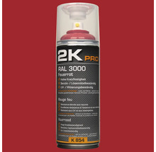 2K Pro Sprühlack RAL 3000 Feuerrot
