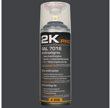Bombe de peinture 2K Pro RAL 7016 gris anthracite