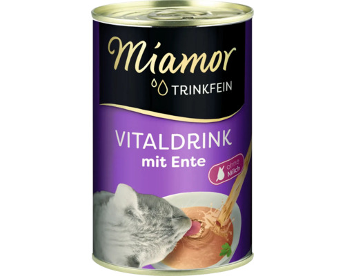 Boisson pour chats Miamor Trinkfein Vitaldrink au canard 1 paquet 24x135 ml Boisson pour chats Miamor Trinkfein Vitaldrink au canard 1 paquet 24x135 ml