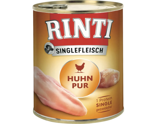 Hundefutter nass RINTI Singlefleisch Huhn pur 800 g Hundefutter nass RINTI Singlefleisch Huhn pur 800 g