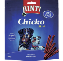 Rinti Chicko Slim Entenstreifen im XXL Pack für Hunde, 900 Gramm