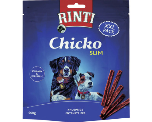 Hundesnack RINTI Chicko Slim Ente XXL 900 g Hundesnack RINTI Chicko Slim Ente XXL 900 g