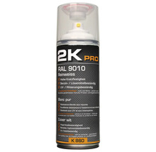 2K Pro peinture aérosol Blanc pur RAL 9010