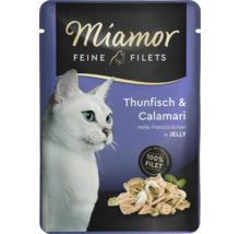 Miamor Filets Fins nourriture pour chats au thon et calamars