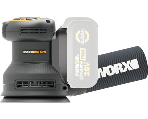 Worx Akku-Exzenterschleifer Wx823.9 ohne Akku und Ladegerät - HORNBACH