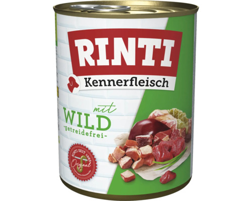 Hundefutter nass RINTI Wild pur 800 g Hundefutter nass RINTI Wild pur 800 g