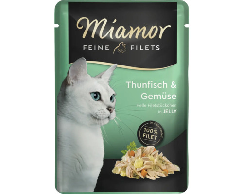 Nourriture humide pour chats Miamor filets fins au thon et aux légumes 1 paquet 100 g Nourriture humide pour chats Miamor filets fins au thon et aux légumes 1 paquet 100 g